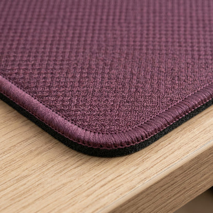 Hoaus Jacquard Cloth Mouse Pad 45 x 40 cm Plum - Detail view